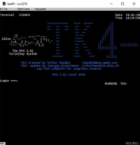 Emulating MVS Mainframe on Raspberry PI