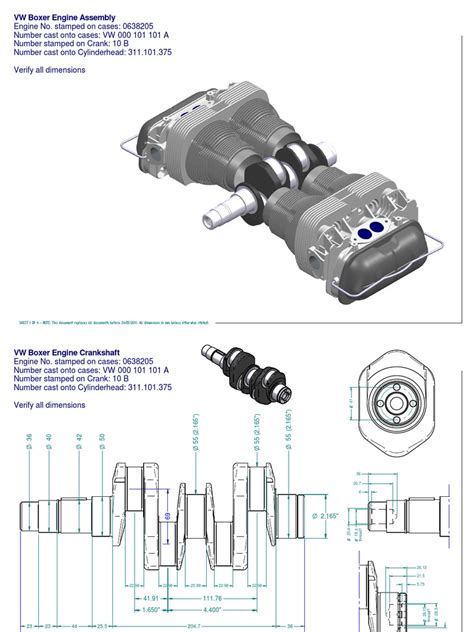 VW Engine Dimensions (2011!05!24) | PDF | Systems Engineering | Vehicle ...