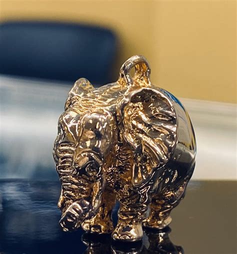 10k Solid Gold Lucky Elephant Pendant – TAMAYO GOLD LLC