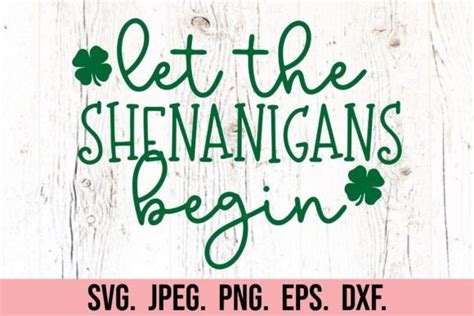 Let the Shenanigans Begin SVG Graphic by happyheartdigital · Creative ...