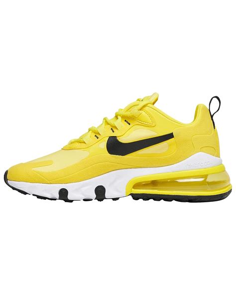 Nike Air Max 270 React - Running Shoes in Yellow | Lyst