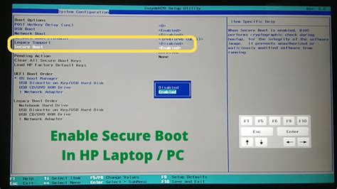 How To Enable Secure Boot In HP Laptop / PC Windows 10/11 || How To Enable Secure Boot For HP ...