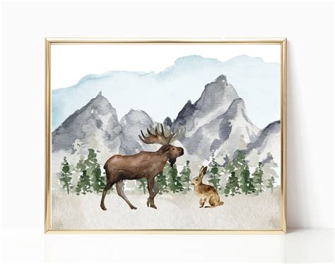 Woodland Nursery Prints Woodland Decor Nursery Prints - Etsy