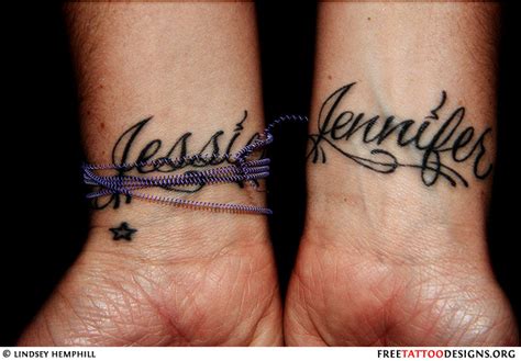 Wrist Name Tattoo Ideas