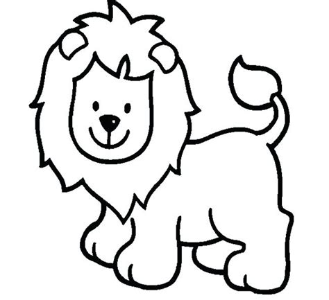 Lion Face Outline Drawing | Free download on ClipArtMag