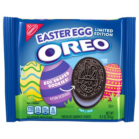 Nabisco Oreo Limited Edition Easter Egg Purple Creme Sandwich Cookies - Shop Cookies at H-E-B