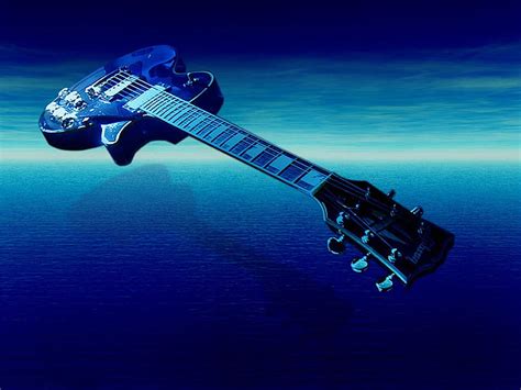 Blue Guitar..., guitar, blue, music, band, HD wallpaper | Peakpx