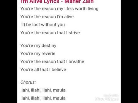 I’M ALIVE LYRICS – Atif Aslam | Maher Zain ( Ilahi Maula)l - YouTube