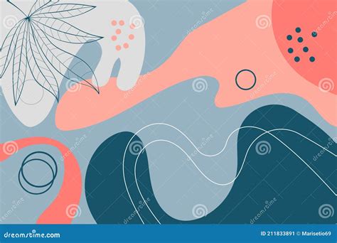 Backgrounds Doodle Banners Creative Contemporary Aesthetic Illustration ...