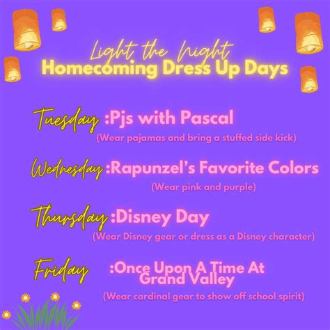 Homecoming Dress Up Days- ALL SCHOOLS | News Information