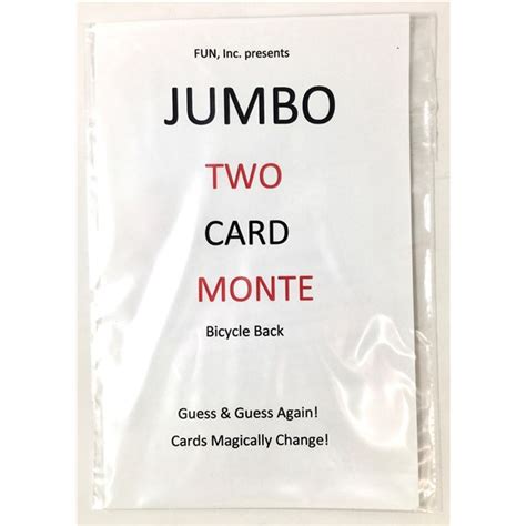 Jumbo Two Card Monte - Bicycle | FUN Incorporated