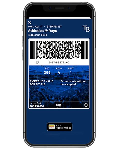 Mobile Ticketing | Tampa Bay Rays