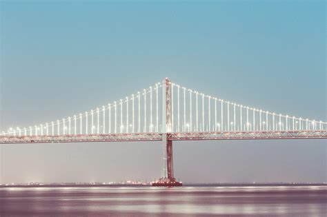 San Francisco Bay Bridge in the Evening Free Stock Photo | picjumbo