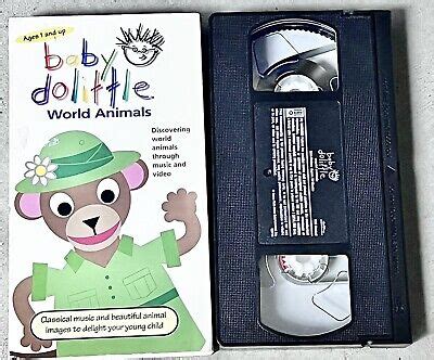 VHS BABY EINSTEIN: Baby Dolittle Neighborhood Animals (VHS, 2002 ...