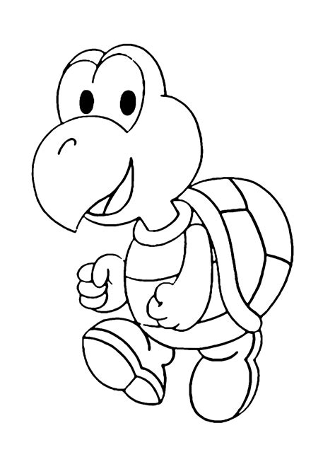 Lemmy Koopa Mario Coloring Page - Free Printable Coloring Pages