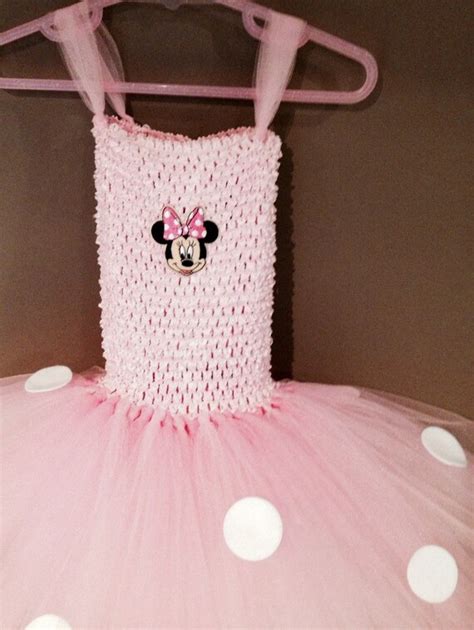 girls Disney Minnie Mouse polka dot dress by Thebuttonboxshop