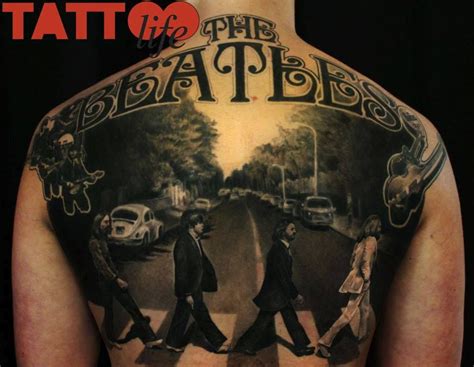 Beatles Backpiece | Beatles tattoos, Cool tattoos, Tattoos