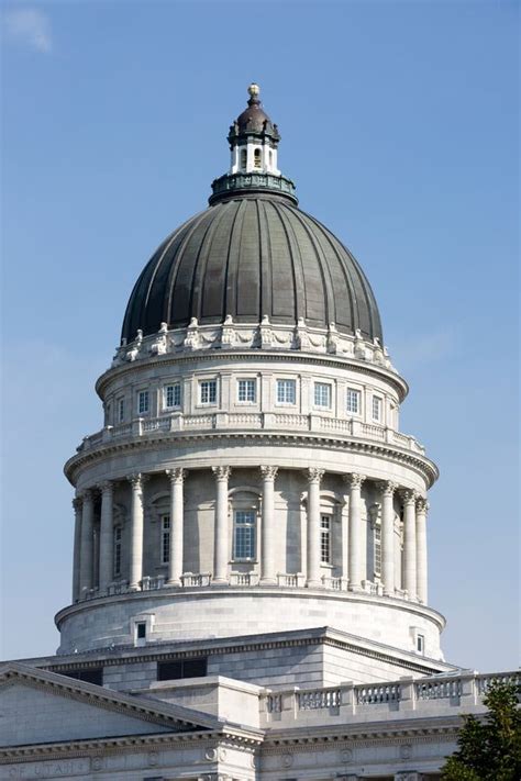 Utah State Capitol Dome stock image. Image of historical - 61375015