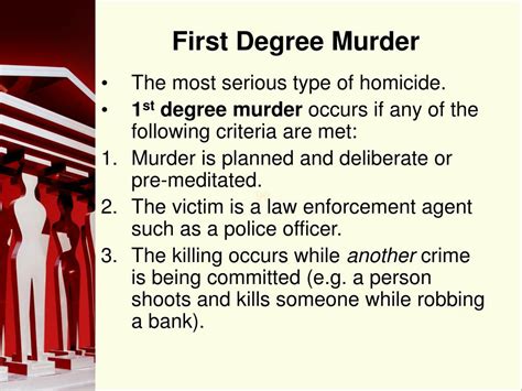 1St Degree Murders Meaning - Second-degree murder Meaning - YouTube ...