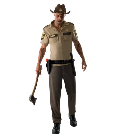 Adult Rick Grimes Cowboy Costume - Men Costumes