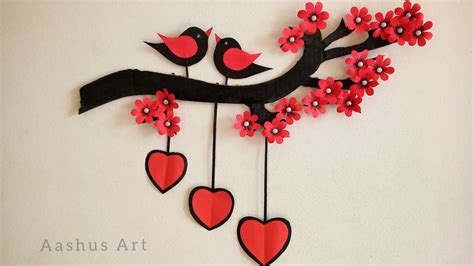 Paper Craft For Home Decoration | Wall Hanging Ideas | Paper Flower ...