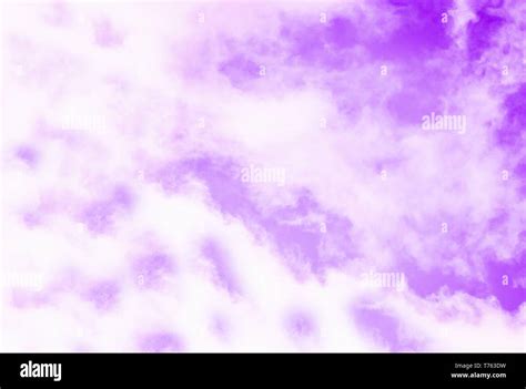 Violet purple sky with white clouds. Looks like a marble texture. Sky ...