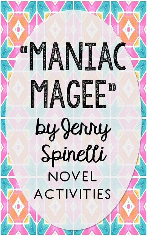 Maniac Magee by Jerry Spinelli. This NO-PREP resource is perfect if you're looking for novel ...