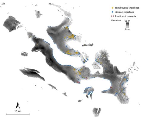 Elevation map of the Farasan Islands, showing the spatial distribution... | Download Scientific ...