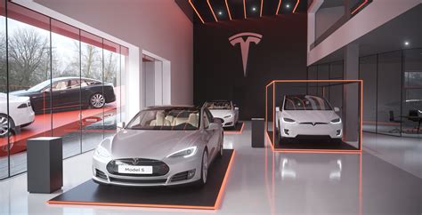 Tesla Showroom on Behance