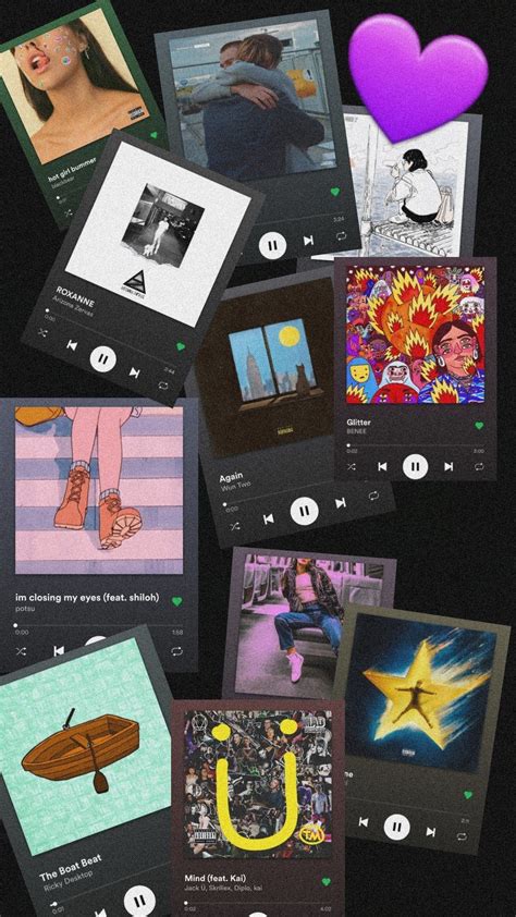 Aesthetic Spotify Playlist Wallpaper Download | MobCup