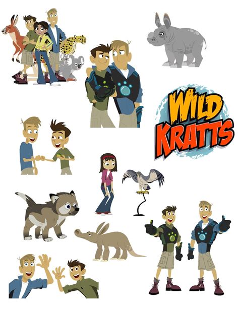 Wild Kratts Printouts INSTANT DOWNLOAD Clipart Imags Cutouts - Etsy