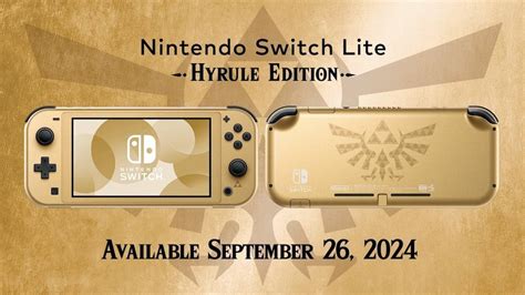 Nintendo Switch Lite Hyrule Edition - Where To Preorder The New Zelda ...