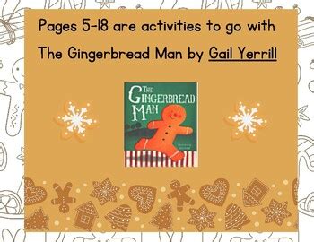 The Gingerbread Man Storyboard Activities by Key To ECSE | TPT