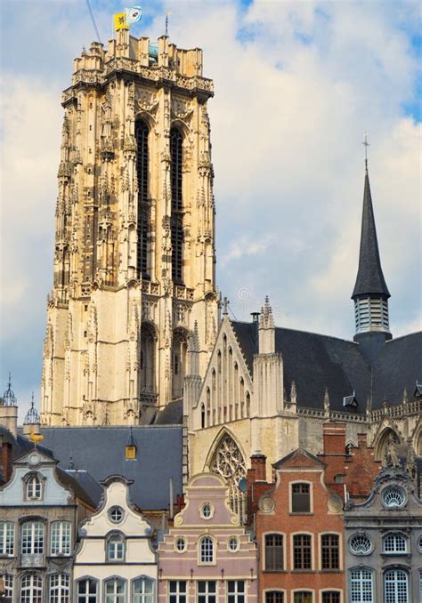 Cathedral in Mechelen Belgium Stock Image - Image of culture, belgian ...