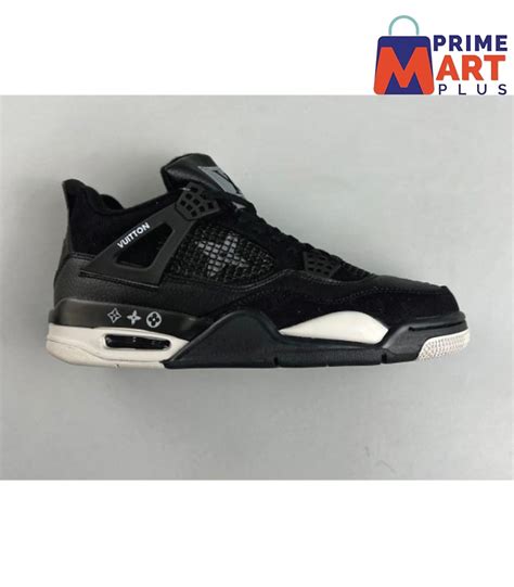 Nike Air Jordan 4 Retro Louis Vuiton – Premium Balck® - Prime Mart Plus