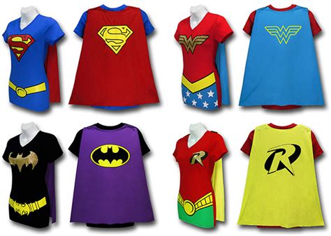 Juniors V-Neck Caped Costume T-Shirts - GeekAlerts