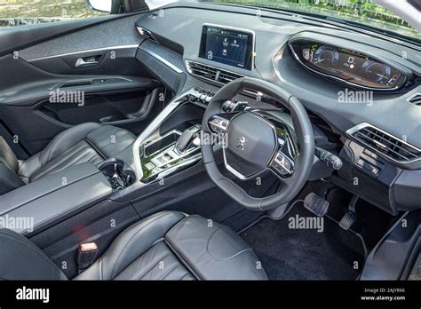 Hong Kong, China July, 2019 : Peugeot 3008 Interior on Sept 11 2019 in Hong Kong Stock Photo - Alamy