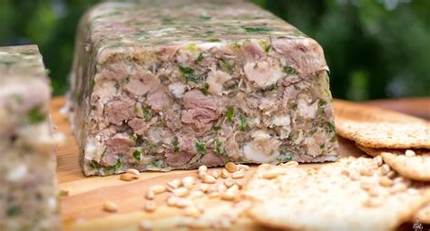 How to Make Brawn - Head Cheese - Fromage de Tête - Steve's Kitchen