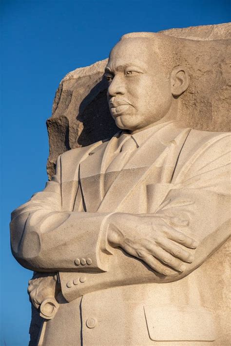 Martin Luther King Memorial Statue Washington DC Close Up Editorial Stock Image - Image of king ...