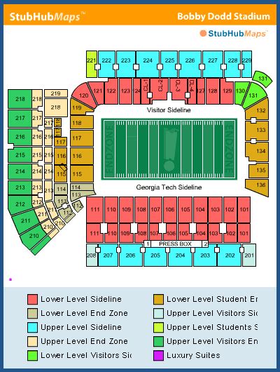 Litchford blog: bobby dodd stadium seating chart