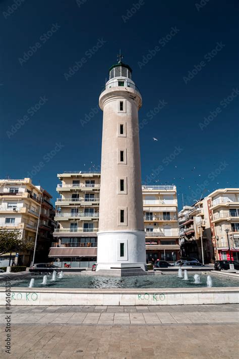 The Lighthouse of Alexandroupoli, the easternmost city of Greece Stock ...