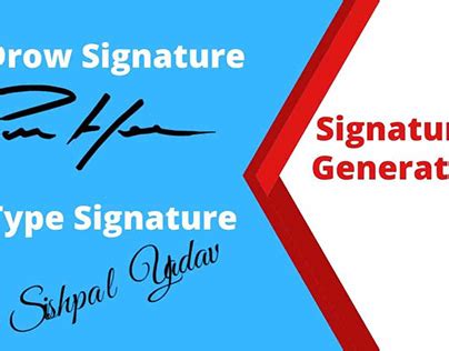 Signature Generator Projects :: Photos, videos, logos, illustrations and branding :: Behance