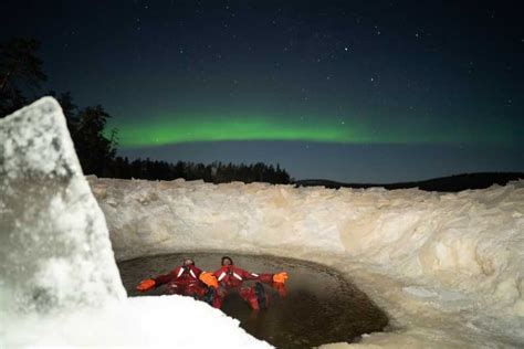 Ice Floating in Lapland With Northern Lights | GetYourGuide