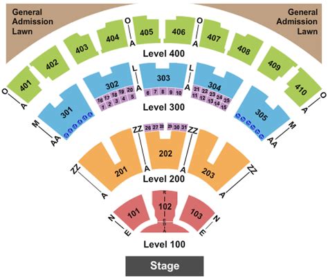 Budweiser Stage - Toronto, End Stage Seating Chart | Star Tickets