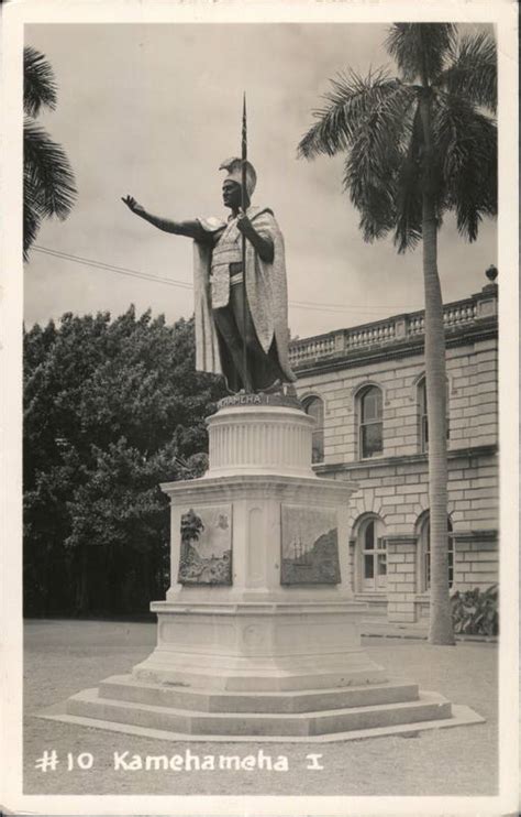 King Kamehameha statue Honolulu, HI Postcard