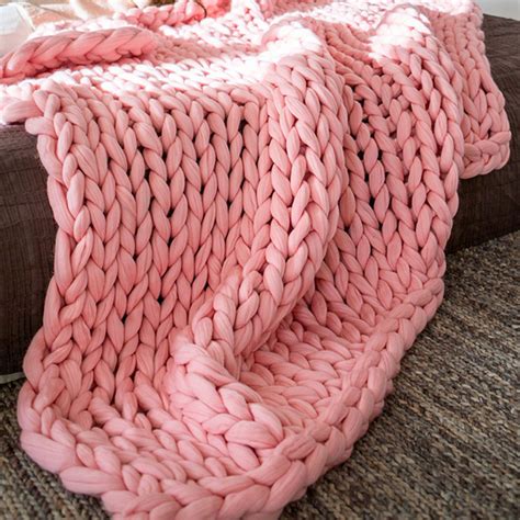 Soft Bulky Hand Knitting Chunky Yarn Wool Roving Crocheting DIY Blankets Thick – Alexnld.com