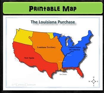 Louisiana Purchase Map Worksheet