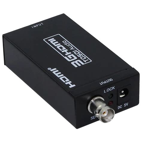 Newest HDMI to SDI Converter Box HDMI to SD SDI HD SDI 3G SDI Adapter 4 ...