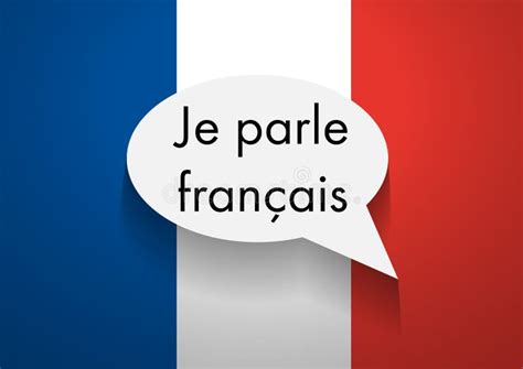 Vector Sign Speaking French Stock Vector - Illustration of text, info ...