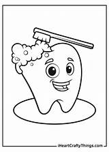 Dental Hygiene Coloring Pages sketch template